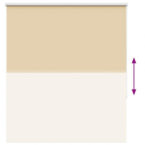 Mørklægningsrullegardin 130 x 130 cm - beige
