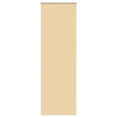 Mørklægningsrullegardin 75×210 cm - stofbredde 70,7 cm, beige polyester
