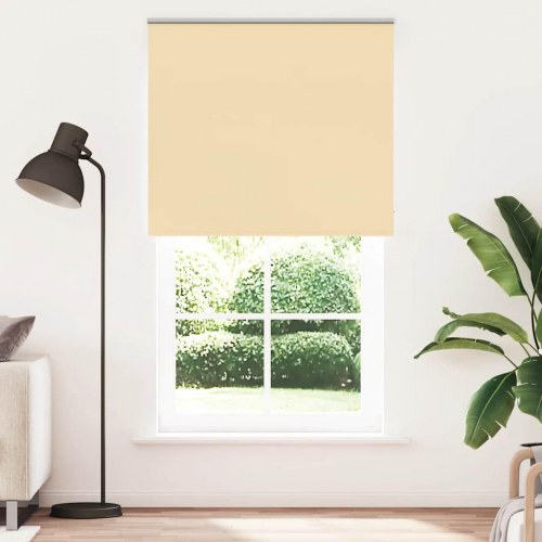 Mørklægningsrullegardin 120×230 cm - stofbredde 116,6 cm, beige polyester