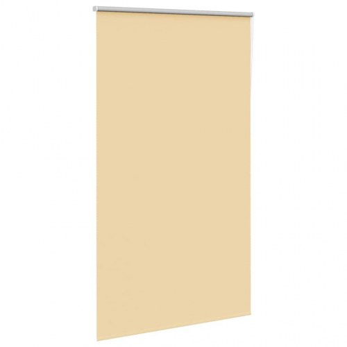 Mørklægningsrullegardin 120×230 cm - stofbredde 116,6 cm, beige polyester