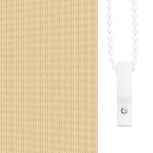 Mørklægningsrullegardin 120×230 cm - stofbredde 116,6 cm, beige polyester
