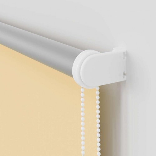 Mørklægningsrullegardin 120×230 cm - stofbredde 116,6 cm, beige polyester