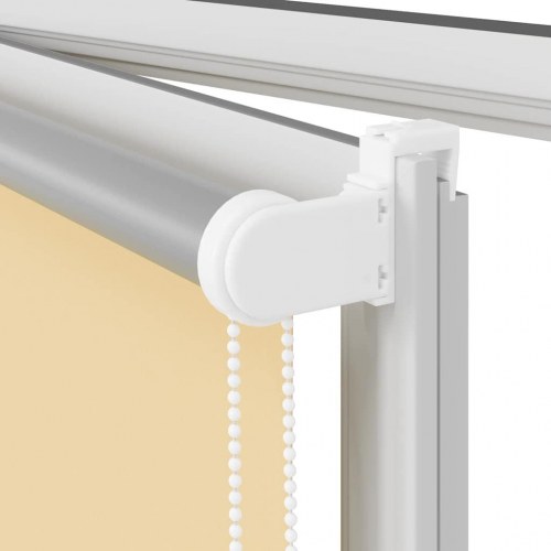 Mørklægningsrullegardin 120×230 cm - stofbredde 116,6 cm, beige polyester