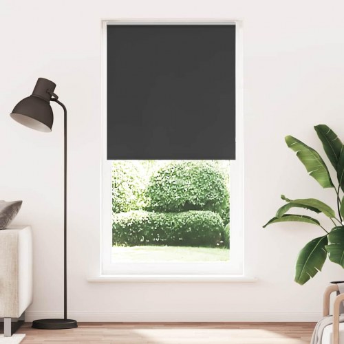 Mørklægningsrullegardin 100×230 cm - stofbredde 95,7 cm, sort polyester