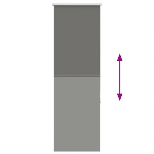 Mørklægningsrullegardin 40 x 175 cm - grå