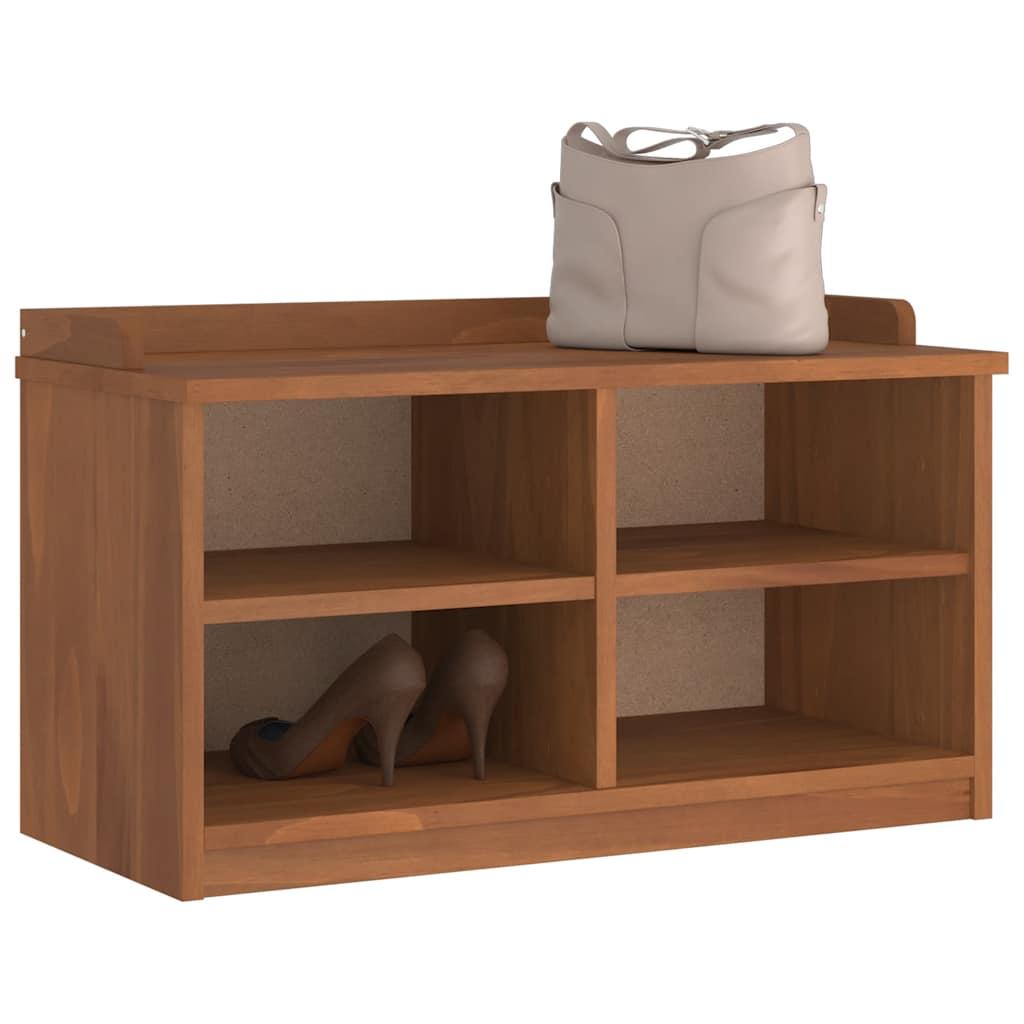 Entrébænk Sandnes 87X40X50 Cm Massivt Fyrretræ - akacie