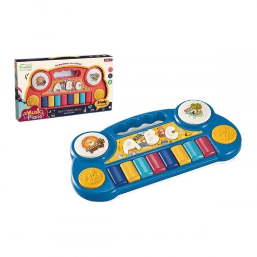Musiklegetøj klaver - 39 × 6 × 23 cm med lys og lyd
