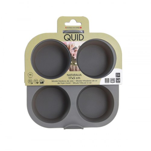 Naturalia muffinform i silikone, grå, 17 × 17 × 5 cm (12 enheder)