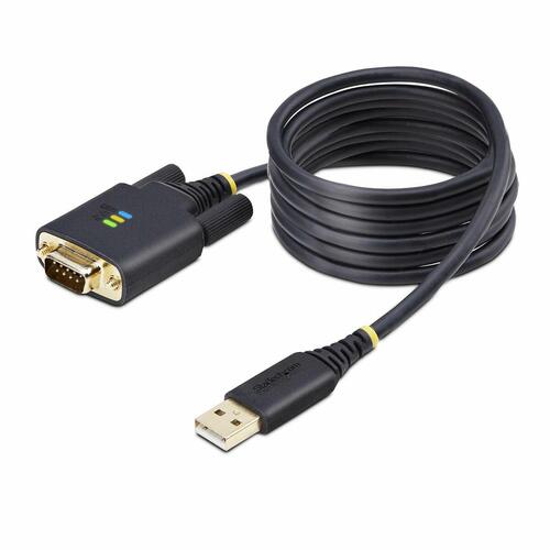 Startech USB-til-Seriel kabel (USB-A til DB9), sort - 2 m