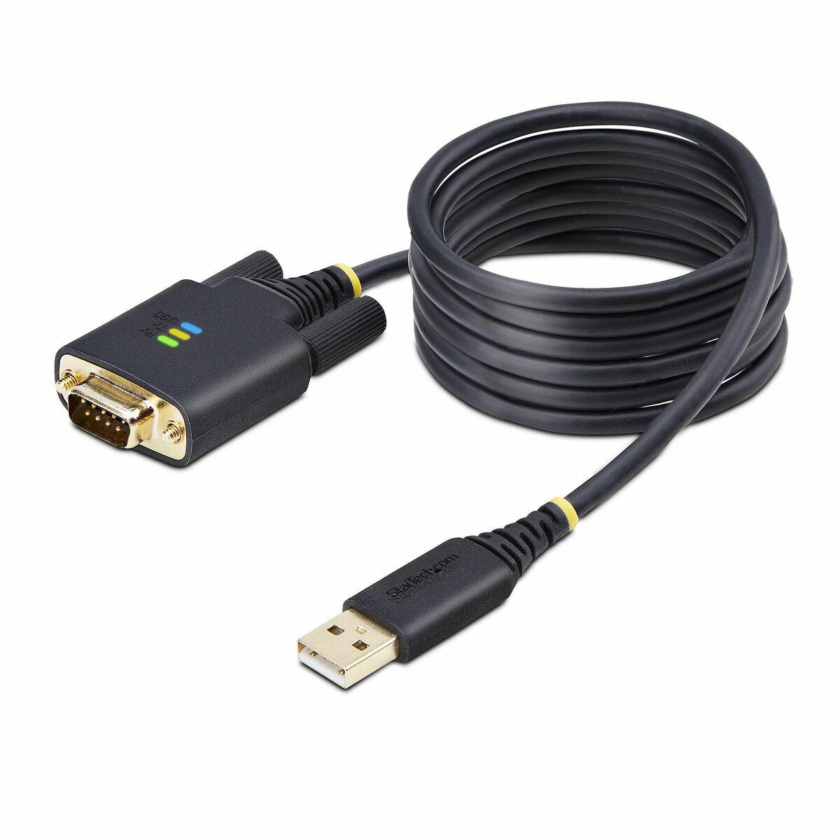 Startech USB-til-Seriel kabel (USB-A til DB9), sort - 2 m