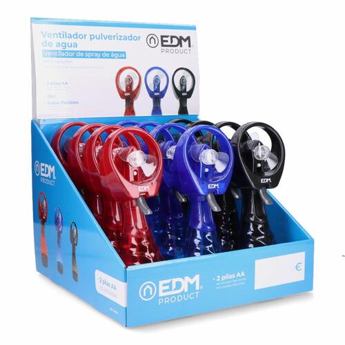 EDM Product Mini transportabel blæser med spray - 250 ml, batteri