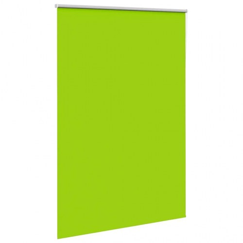 Mørklægningsrullegardin 150×210 cm - stofbredde 146,6 cm, grøn polyester