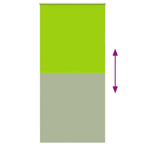 Rullegardin mørklægning 100x230 cm stofbredde 95,7 cm polyester