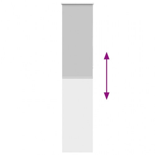 Rullegardin mørklægning 60x210 cm stofbredde 55,7 cm polyester