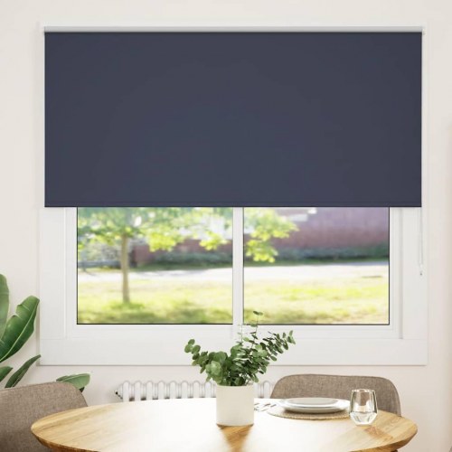 Mørklægningsrullegardin 150 × 175 cm - marineblå, polyester