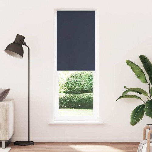 Mørklægningsrullegardin 65×210 cm - stofbredde 60,7 cm, marineblå polyester