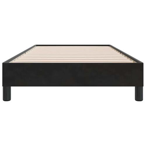 Kontinentalseng uden madras 90x210 cm fløjl sort