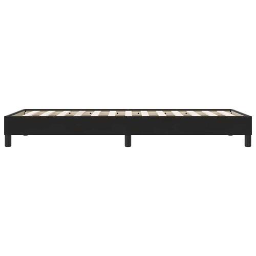 Kontinentalseng uden madras 90x210 cm fløjl sort