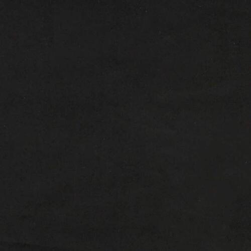 Kontinentalseng uden madras 90x210 cm fløjl sort