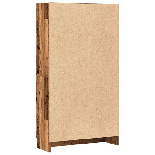 Bogskab 82,5x30,5x150 cm konstrueret træ antikt træ
