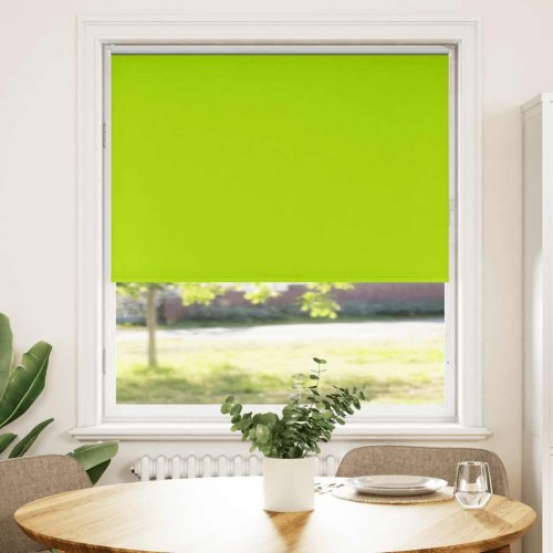 Mørklægningsrullegardin 115×150 cm - stofbredde 110,7 cm, grøn, polyester