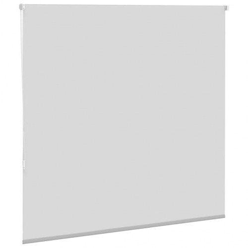 Mørklægningsrullegardin 150 × 150 cm - lysegrå, polyester (stofbredde 146,6 cm)