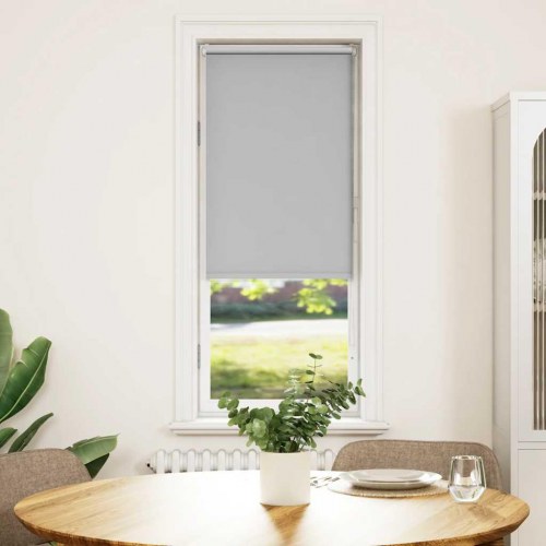 Mørklægningsrullegardin 55×150 cm - lysegrå, polyester