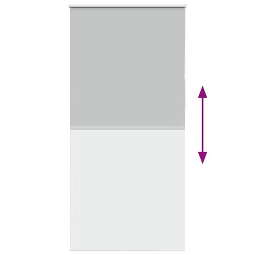 Rullegardin mørklægning 105x210 cm stofbredde 100,7cm polyester