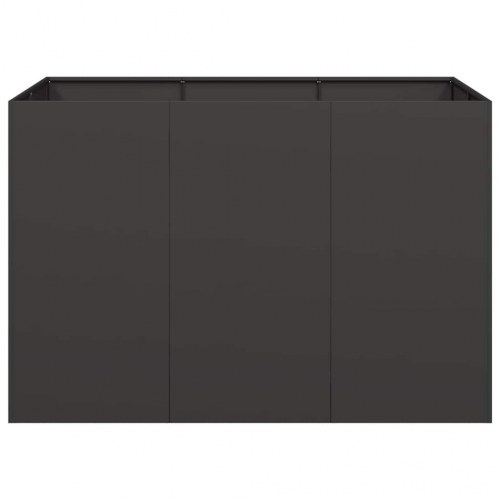 Plantekasse 120x80x80 cm stål sort