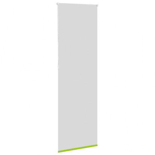 Mørklægningsrullegardin 75 x 210 cm grøn med stofbredde 70,7 cm