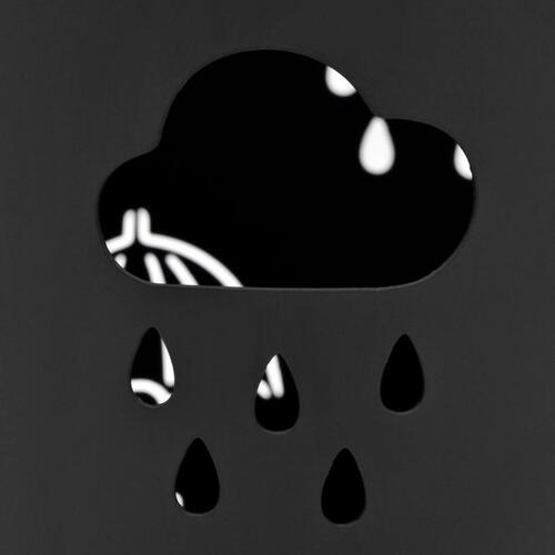 Paraplystativ paraplyer stål sort