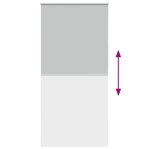 Rullegardin mørklægning 100x210 cm stofbredde 95,7 cm polyester