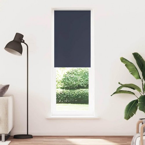 Mørklægningsrullegardin 80×210 cm - marineblå, polyester