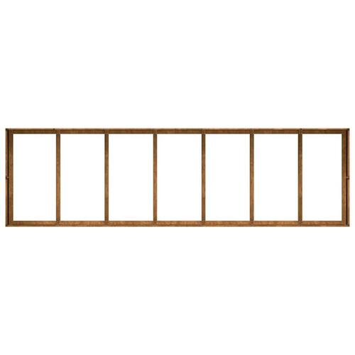 Plantekasse rustfarvet 280x80x40 cm forvitringsstål