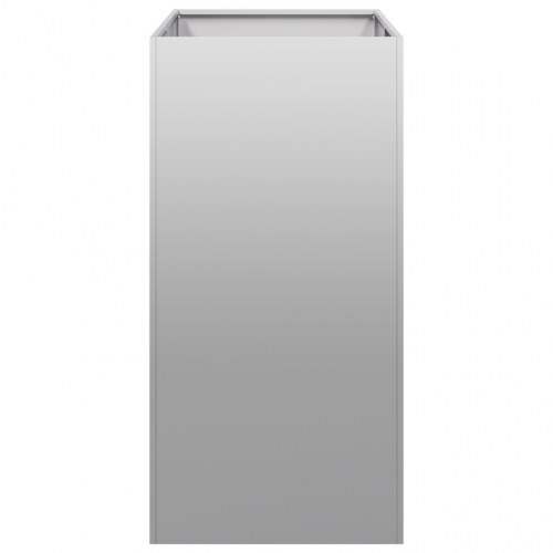 Plantekasse 40 × 80 × 80 cm i galvaniseret stål - højbed til have og terrasse