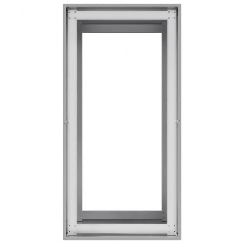 Plantekasse 40 × 80 × 80 cm i galvaniseret stål - højbed til have og terrasse
