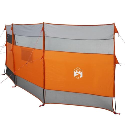 Læsejl 510x153 cm vandtæt grå og orange