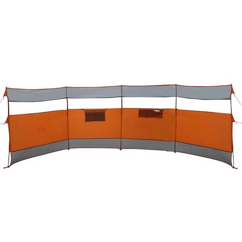 Læsejl 510x153 cm vandtæt grå og orange
