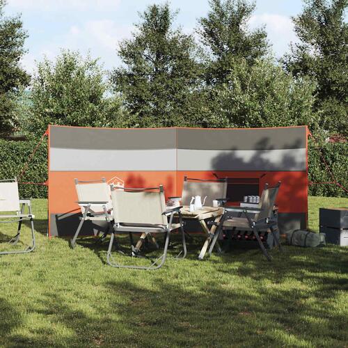 Læsejl 340x130 cm vandtæt grå og orange