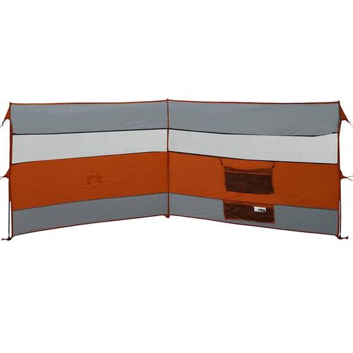 Læsejl 340x130 cm vandtæt grå og orange