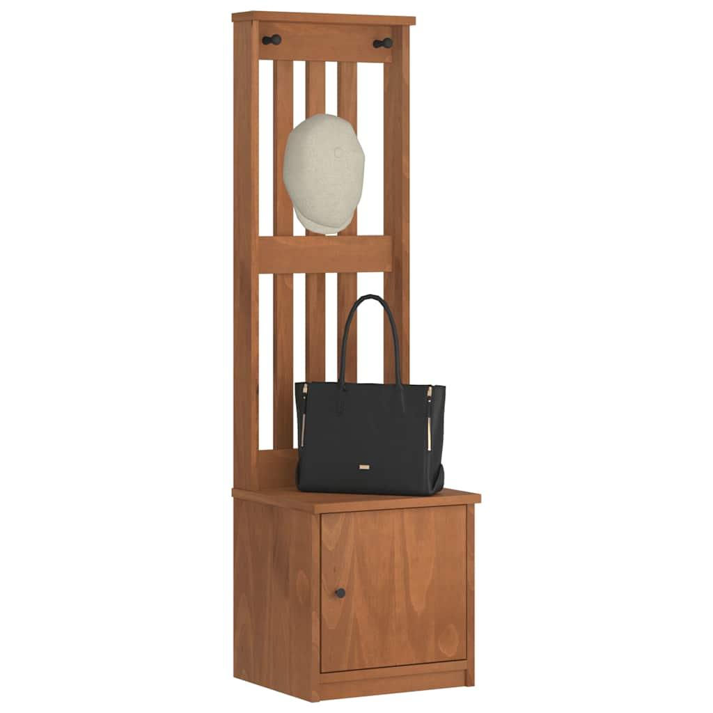 Hall Træ Sandens 87X40X159,5 Cm Massivt Fyrretræ - akacie / 45 x 40 x 159.5 cm