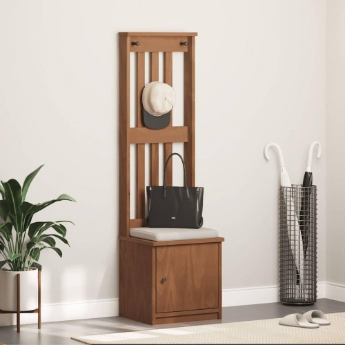 Halltræ SANDNES 45 x 40 x 159,5 cm - massivt fyrretræ