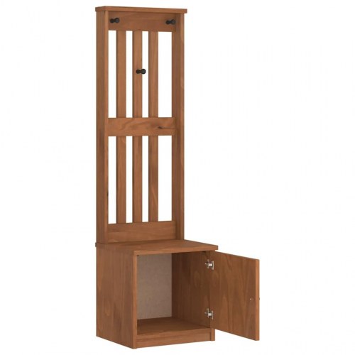 Halltræ SANDNES 45 x 40 x 159,5 cm - massivt fyrretræ
