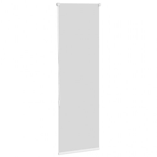Mørklægningsrullegardin 55×150 cm - stofbredde 50,7 cm, hvid polyester