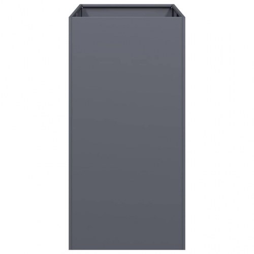 Plantekasse i stål 40×80×80 cm - antracitgrå