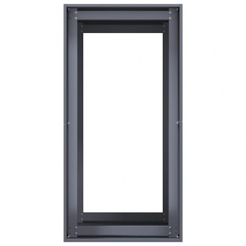 Plantekasse i stål 40×80×80 cm - antracitgrå