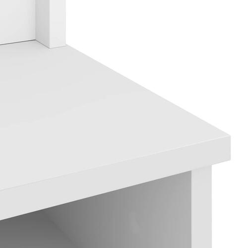 Hall træ SANDENS 87x40x159,5 cm massivt fyrretræ hvid