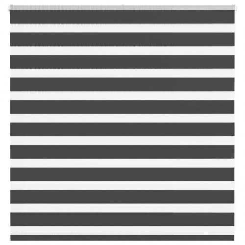 Zebragardin 150×100 cm - stofbredde 145,9 cm, polyester, sort