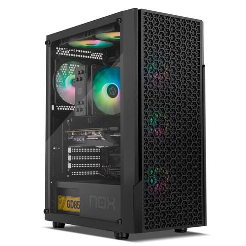 ATX Semi-tårn kasse Nox INFINITY BETA Airflow ARGB Sort