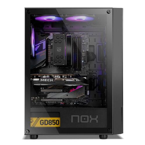 ATX Semi-tårn kasse Nox INFINITY BETA Airflow ARGB Sort